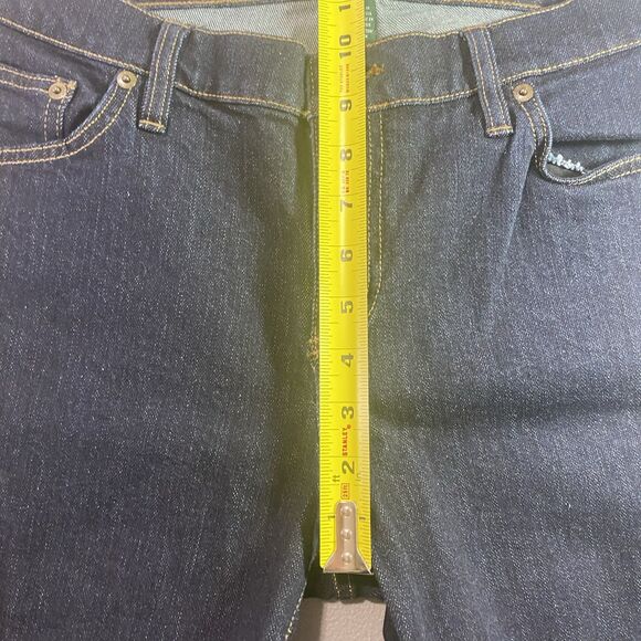 RALPH LAUREN JEANS CO Straight Leg Stretch Denim Mid Rise Womens 10 Dark Blue - Picture 6 of 7
